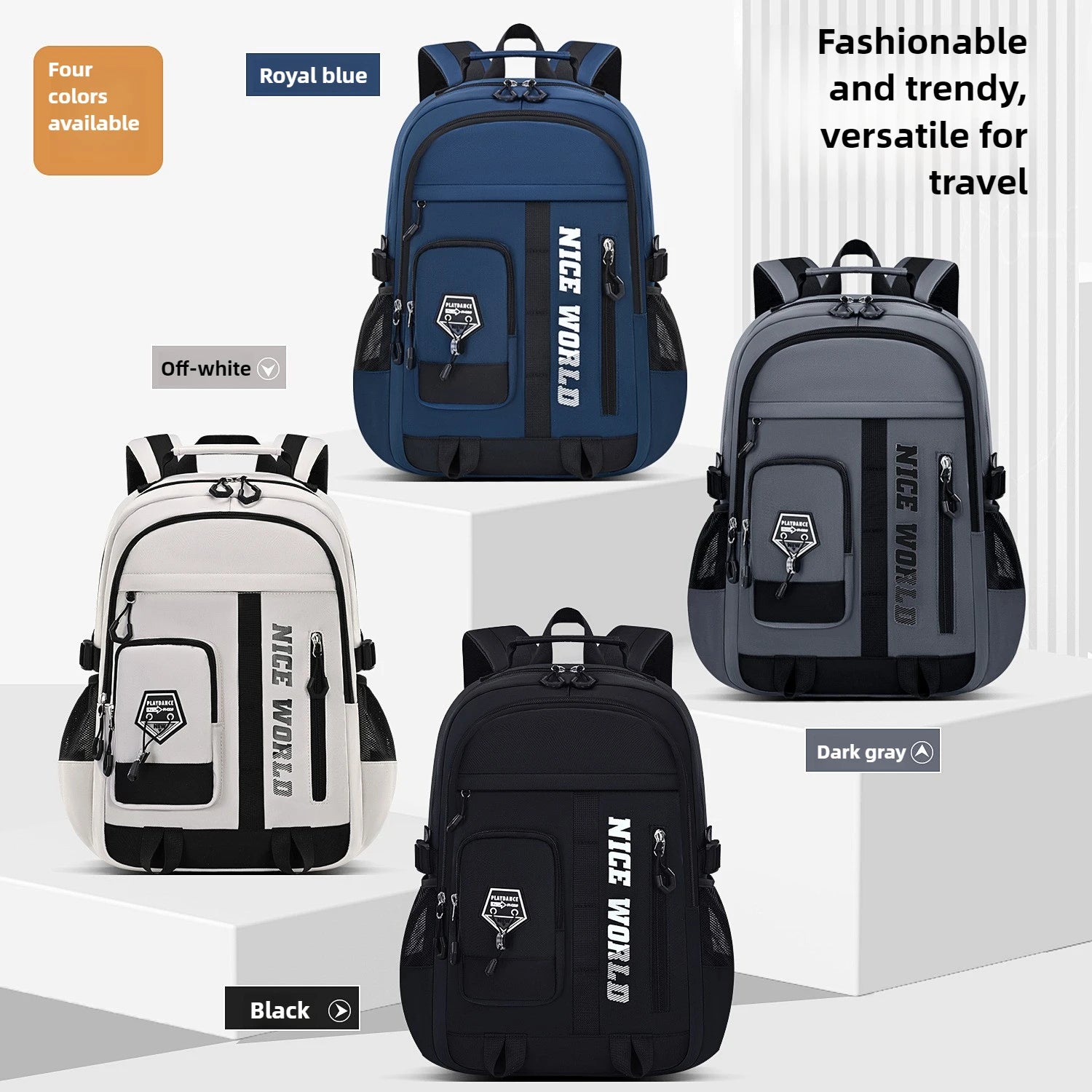 teenage school backpack for boys girls cool large bookbag student backpack with many pockets college middle high school bags