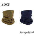 Men Windproof Neck Gaiter Elastic Tube Scarf Ear Cover Male Head Scarves Half Face Sun Ring Headscarf Headband Bandana