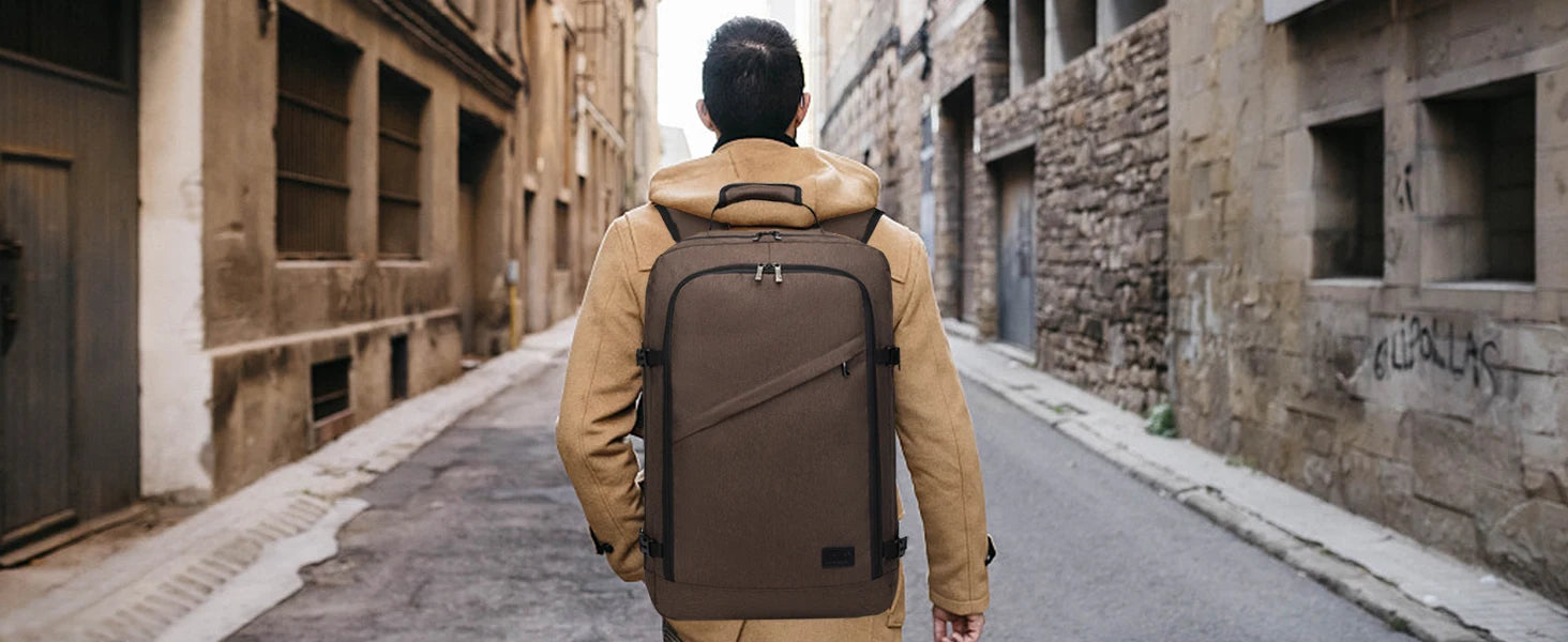 S/M/L Kono Cabin bag-Minimalist, Lightweight, Compatible with Ryanair hand luggage, Travel Backpack, 20L-38L
