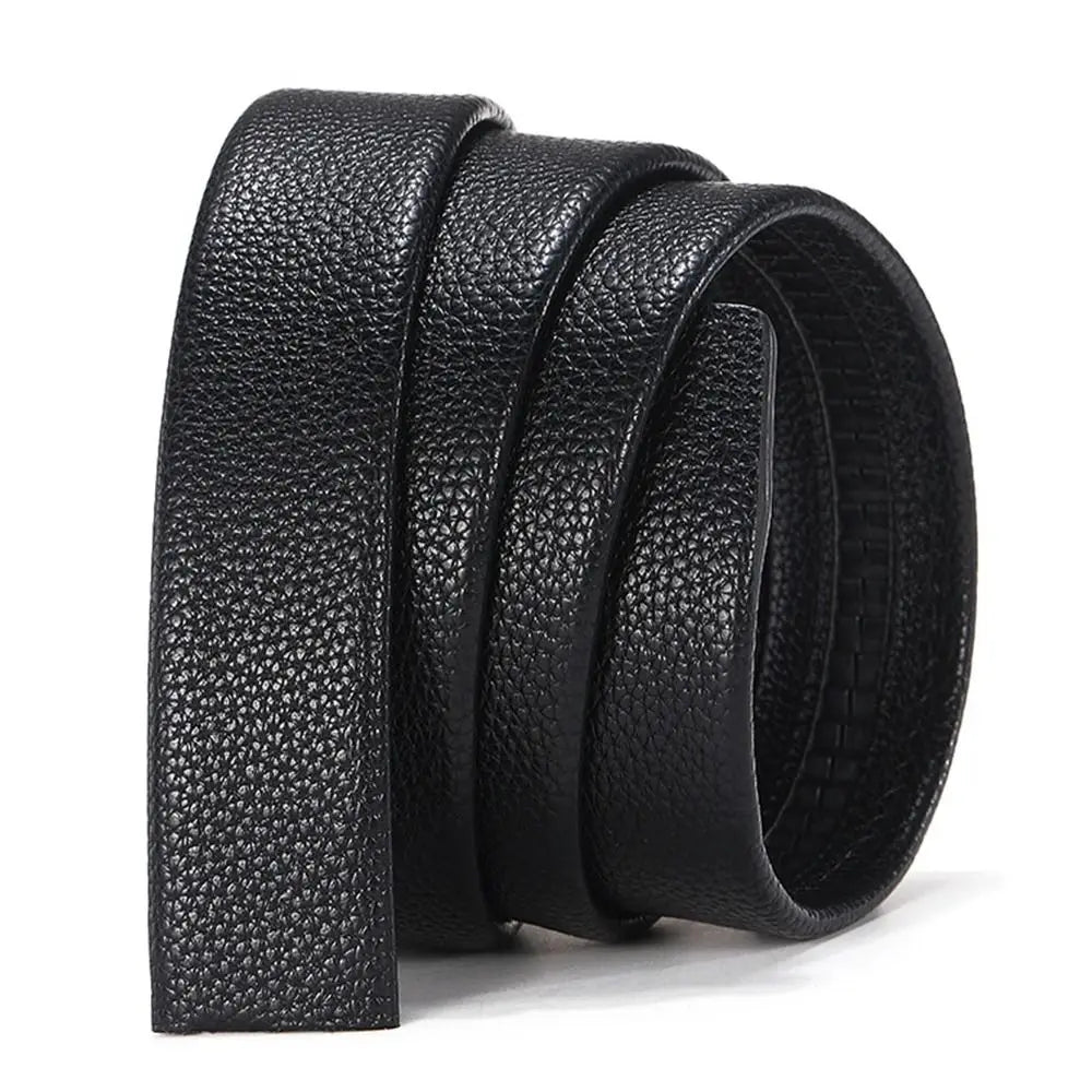 Men Business Time To Run Belt Man Automatic Buckle Leather Belt Golden Waist Buckle Males Luxury Belt Rhinestone Decoration