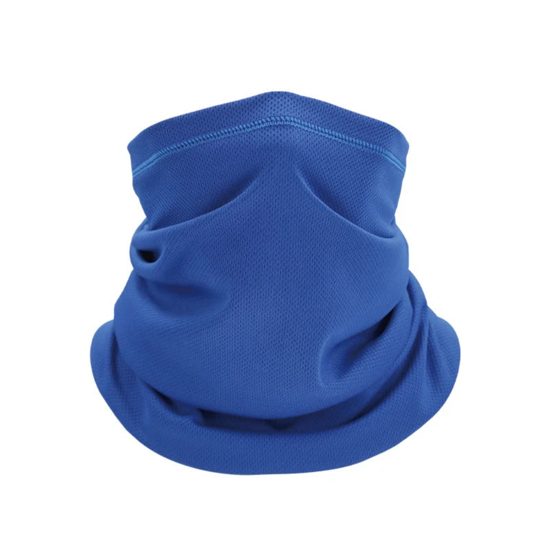 Men Windproof Neck Gaiter Elastic Tube Scarf Ear Cover Male Head Scarves Half Face Sun Ring Headscarf Headband Bandana