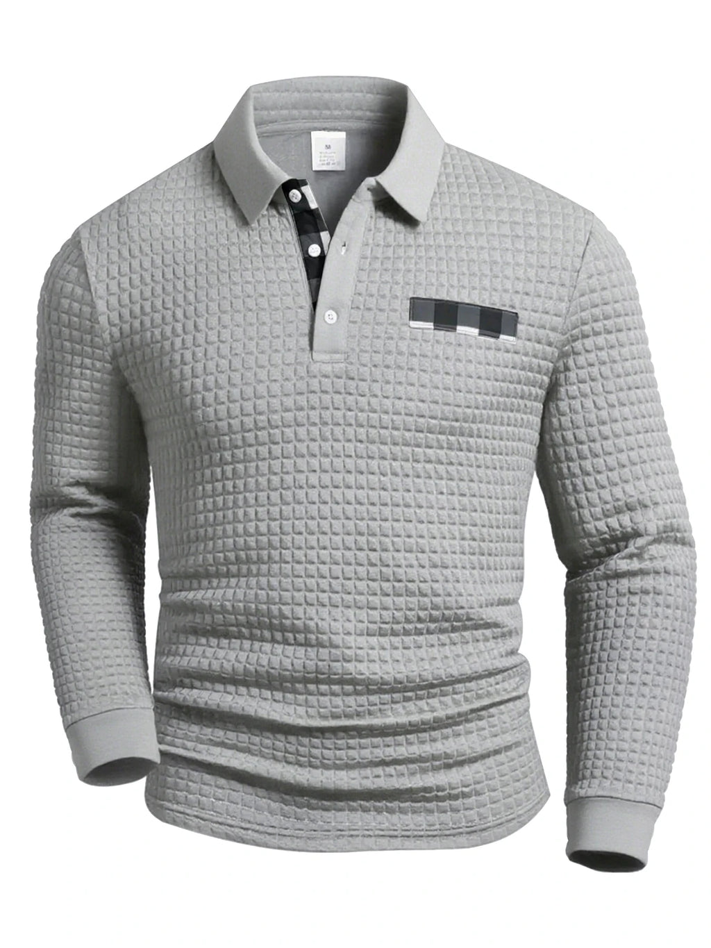 2025 New Spring and Autumn Europe Men Knitted Grid Texture Casual Large hoodie Jumper Small Plaid Jacquard Men clothing