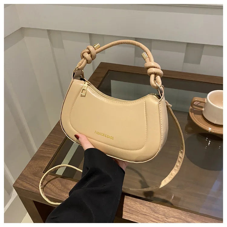 Lunéra Schultertasche - Weiches Ledergefühl