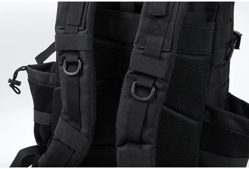 25L/45L Tactical Backpack for Men and Women Outdoor Survival Bug Out Bag Small School Rucksack Hking with Bottle Holder