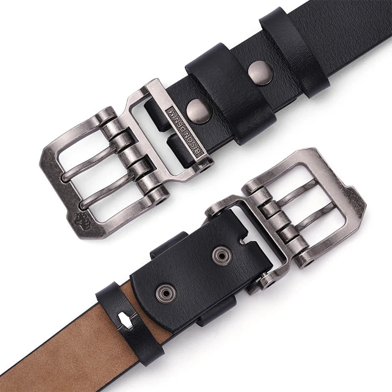 Men Belt Male High Quality Leather Belt Men Male Genuine Leather Strap Luxury Pin Buckle Fancy Vintage Jeans Free Shipping