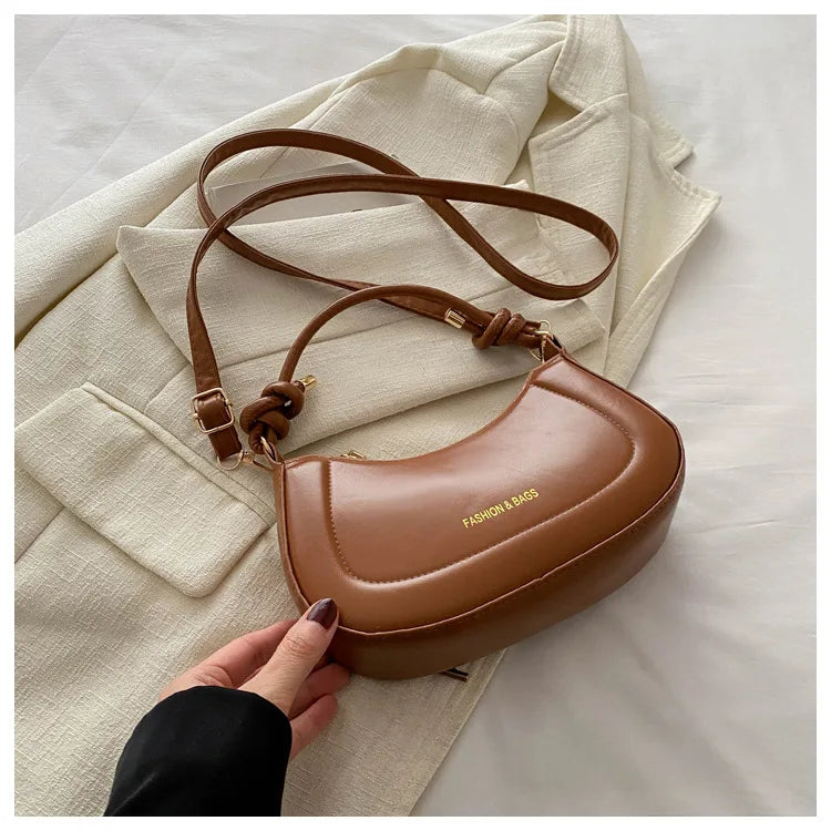 Lunéra Schultertasche - Weiches Ledergefühl
