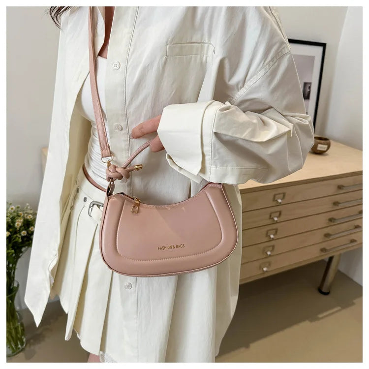 Lunéra Schultertasche - Weiches Ledergefühl