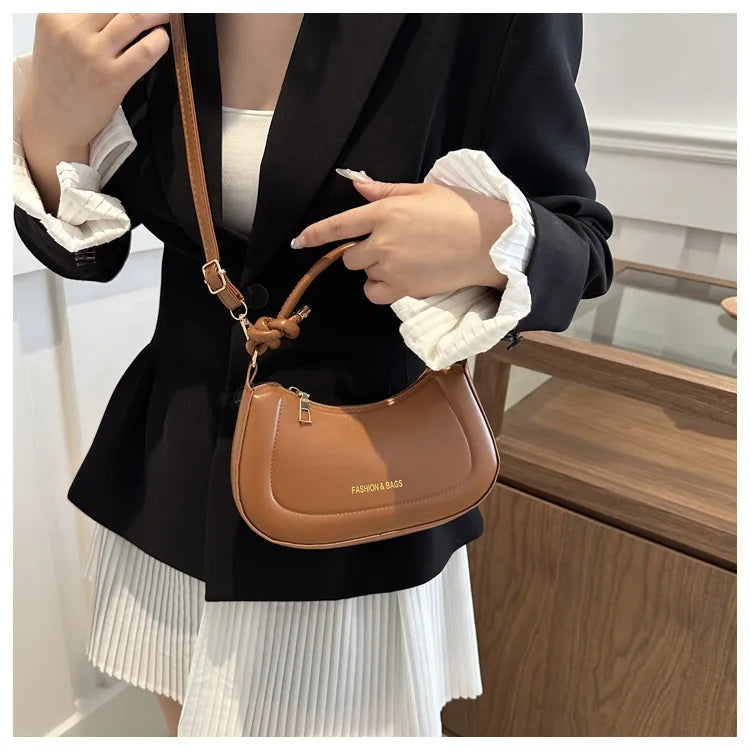 Lunéra Schultertasche - Weiches Ledergefühl