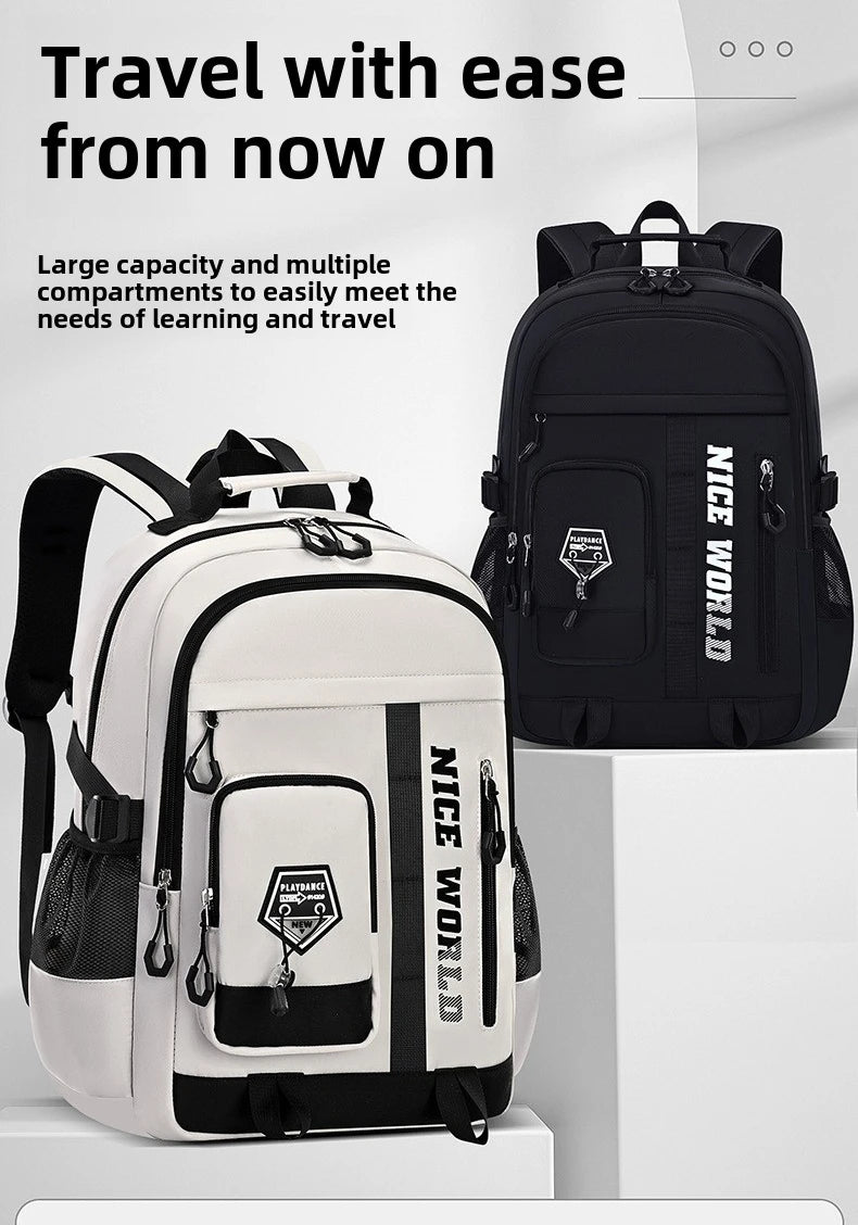teenage school backpack for boys girls cool large bookbag student backpack with many pockets college middle high school bags