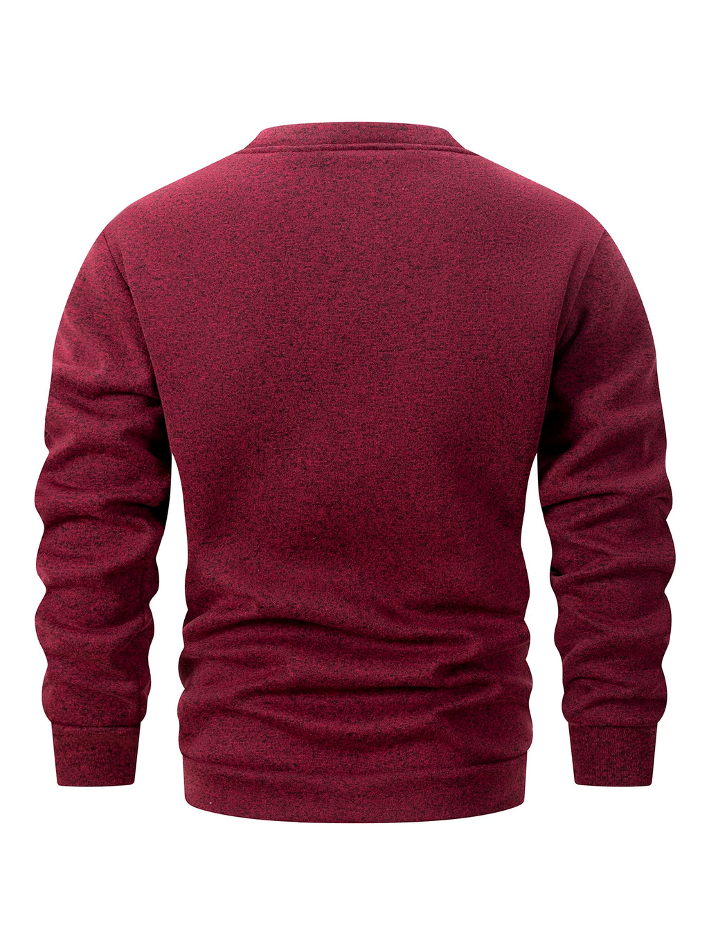 Autumn Winter Men's Fleece Lined Warm Sweatshirt Casual Pullover Men Fashion Long Sleeve Hoodies Outdoor Men's Clothing Top