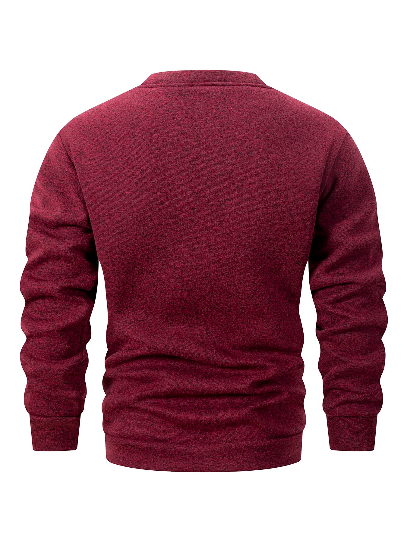 Autumn Winter Men's Fleece Lined Warm Sweatshirt Casual Pullover Men Fashion Long Sleeve Hoodies Outdoor Men's Clothing Top