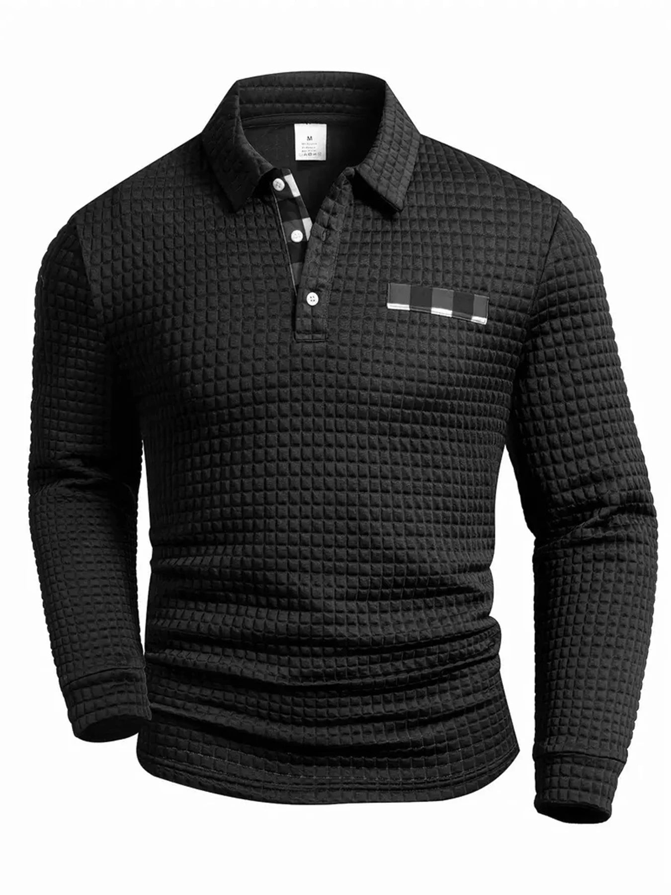 2025 New Spring and Autumn Europe Men Knitted Grid Texture Casual Large hoodie Jumper Small Plaid Jacquard Men clothing