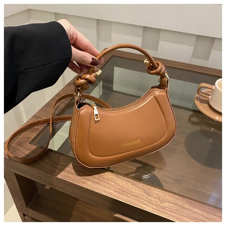 Lunéra Schultertasche - Weiches Ledergefühl