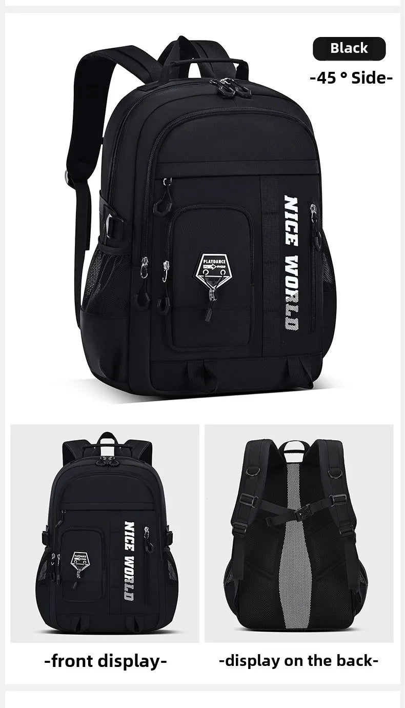 teenage school backpack for boys girls cool large bookbag student backpack with many pockets college middle high school bags