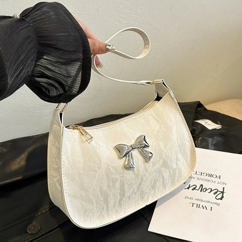 Amélisse Schultertasche – Elegante Schleife