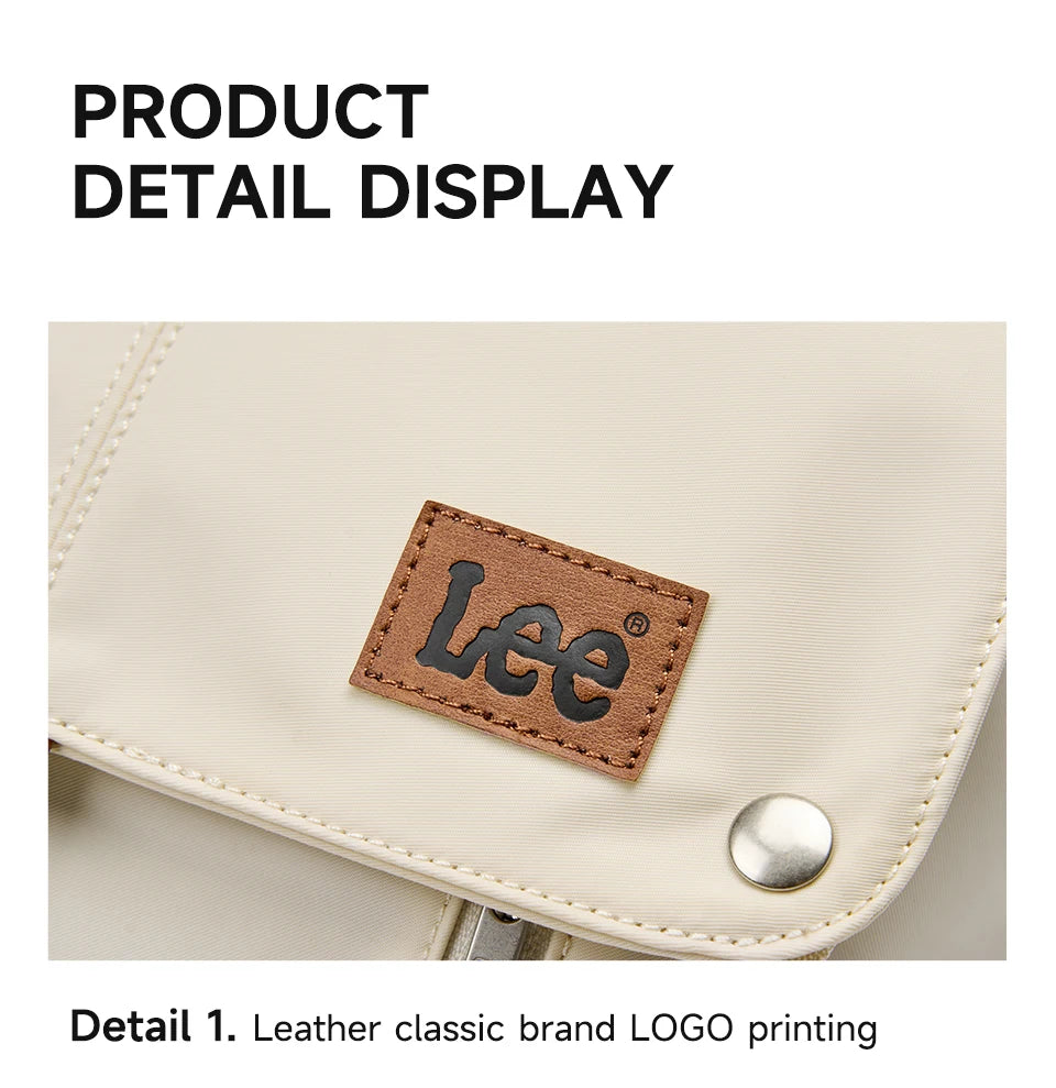 LEE New Korea Style Flip Leather Backpack Women Men Large Capacity Business Commuter Travel Rucksack Buy Laptop School Book Bag