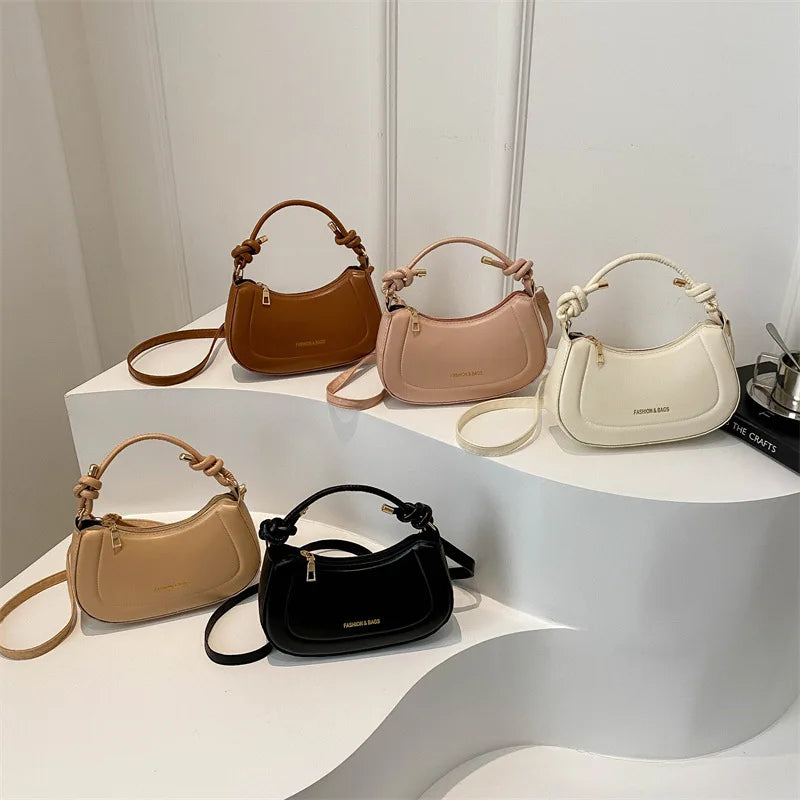 Lunéra Schultertasche - Weiches Ledergefühl