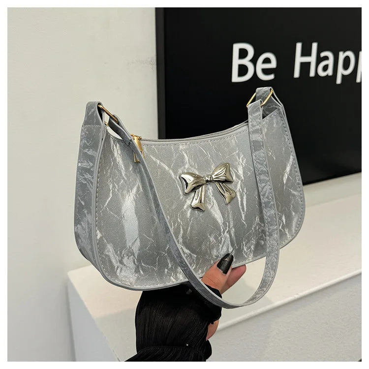 Amélisse Schultertasche – Elegante Schleife