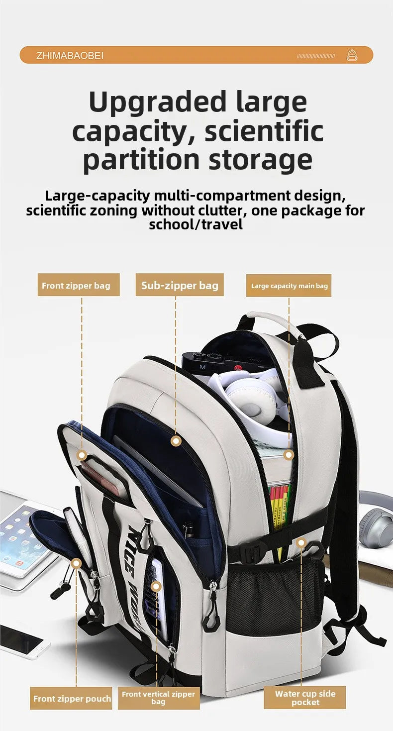 teenage school backpack for boys girls cool large bookbag student backpack with many pockets college middle high school bags