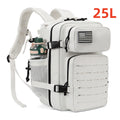 25L/45L Tactical Backpack for Men and Women Outdoor Survival Bug Out Bag Small School Rucksack Hking with Bottle Holder