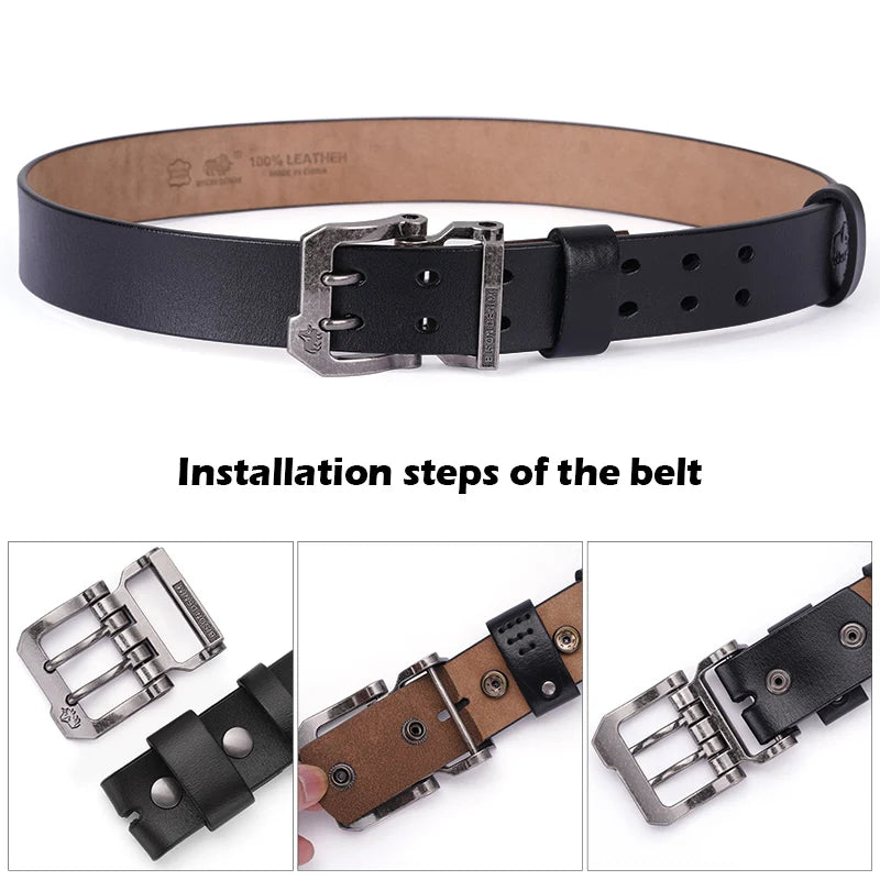 Men Belt Male High Quality Leather Belt Men Male Genuine Leather Strap Luxury Pin Buckle Fancy Vintage Jeans Free Shipping