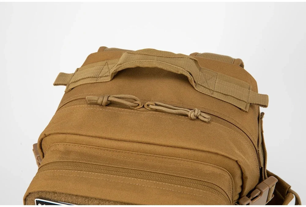 25L/45L Tactical Backpack for Men and Women Outdoor Survival Bug Out Bag Small School Rucksack Hking with Bottle Holder