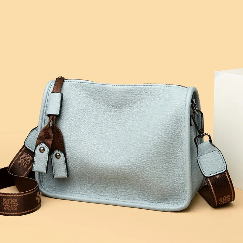 Valmonta Schultertasche – Edles Lederdesign