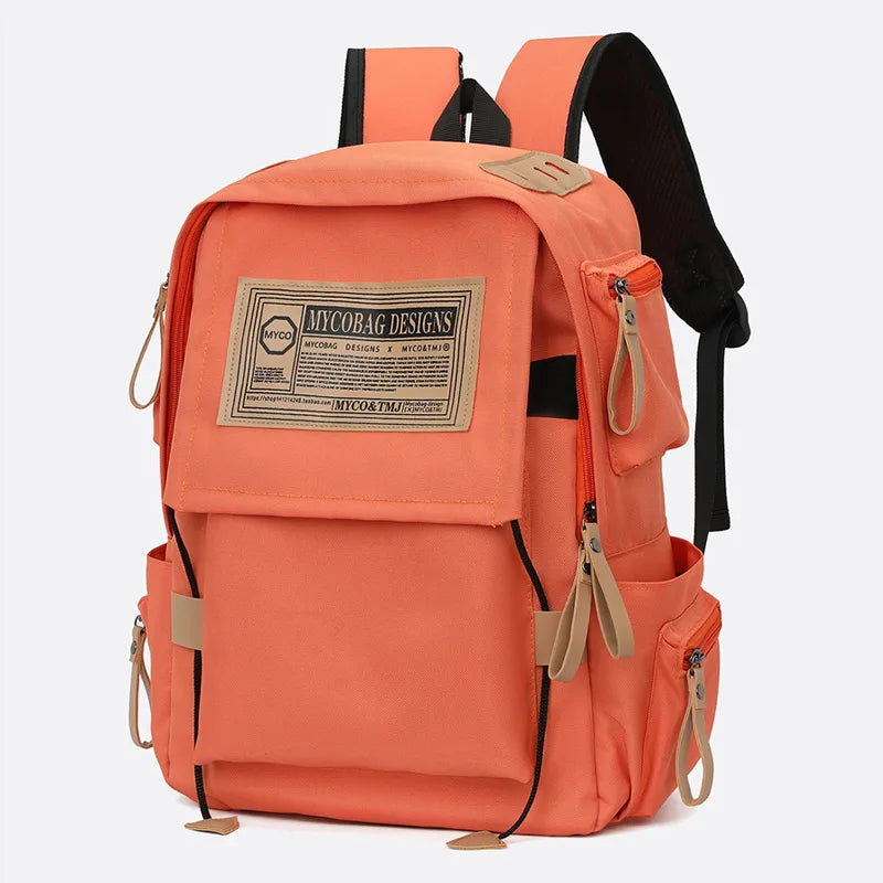 Backpack Men's High-End Large-Capacity Computer Backpack Travel Bag Mountaineering Bag Junior High School and High School Female