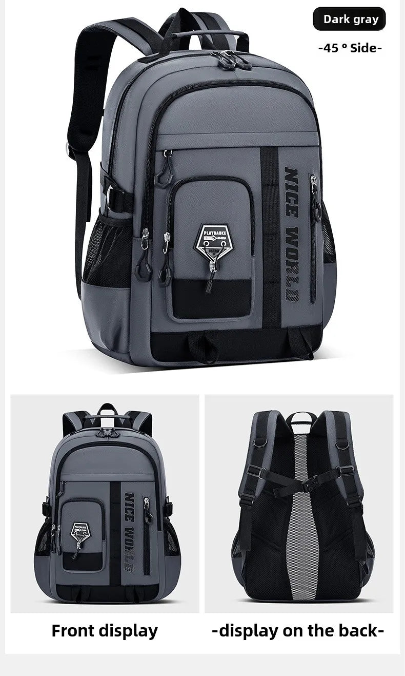 teenage school backpack for boys girls cool large bookbag student backpack with many pockets college middle high school bags