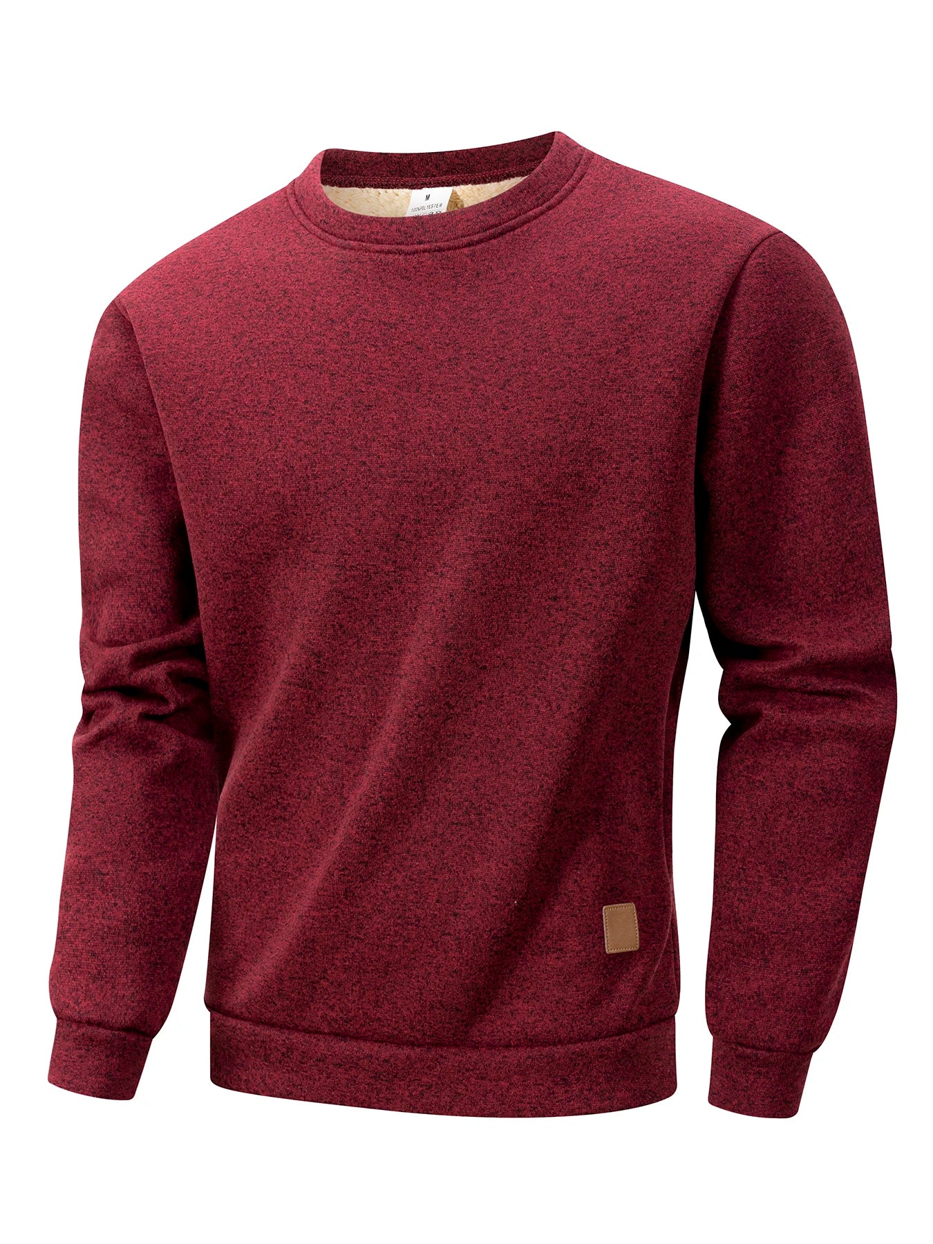 Autumn Winter Men's Fleece Lined Warm Sweatshirt Casual Pullover Men Fashion Long Sleeve Hoodies Outdoor Men's Clothing Top