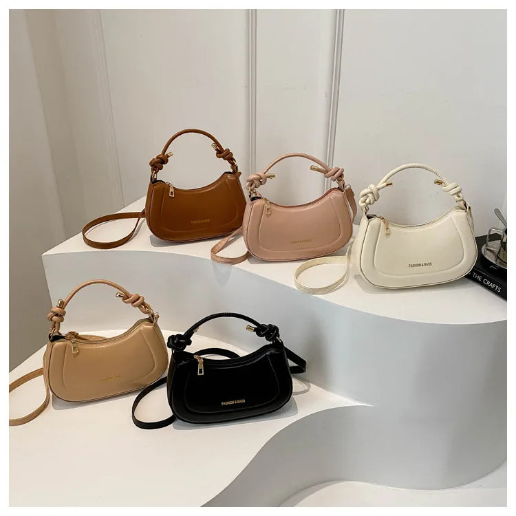 Lunéra Schultertasche - Weiches Ledergefühl