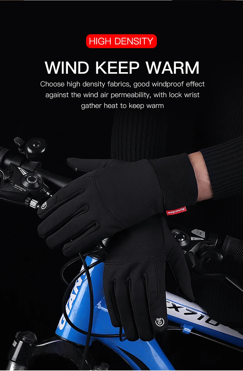Winter Gloves For Men Waterproof Windproof Cold Gloves Snowboard Motorcycle Riding Driving Warm Touchscreen Glove