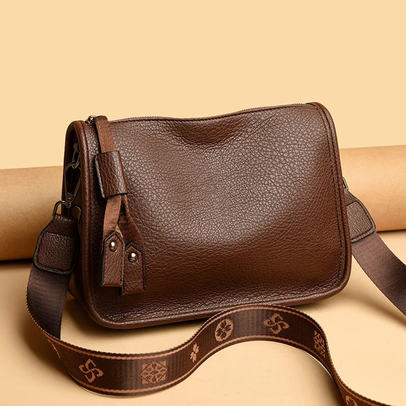 Valmonta Schultertasche – Edles Lederdesign
